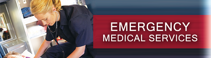 Picture of female paramedic student in a lab setting